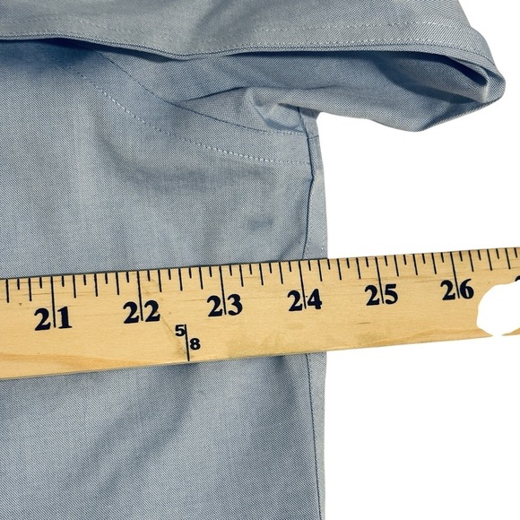 Brooks Brothers 1818 Regent Fit Mens XL Light Blue Non-Iron Dress Shirt - Picture 4 of 8